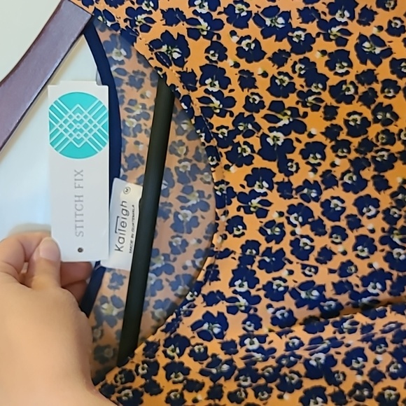 Autumn Knit Tie Front Dress - Picture 6 of 10